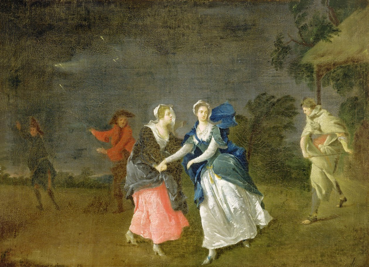 Mevrouw Cibber als Cordelia, c.1755 door Pieter van Bleeck