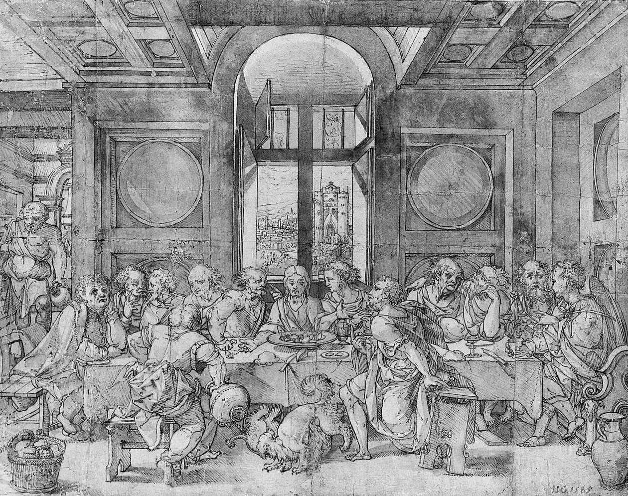 Het Laatste Avondmaal door Pieter (circle of) Coecke van Aelst