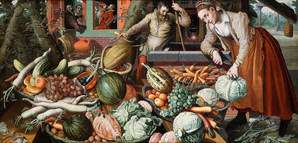 Marktscène door Pieter Aertsen