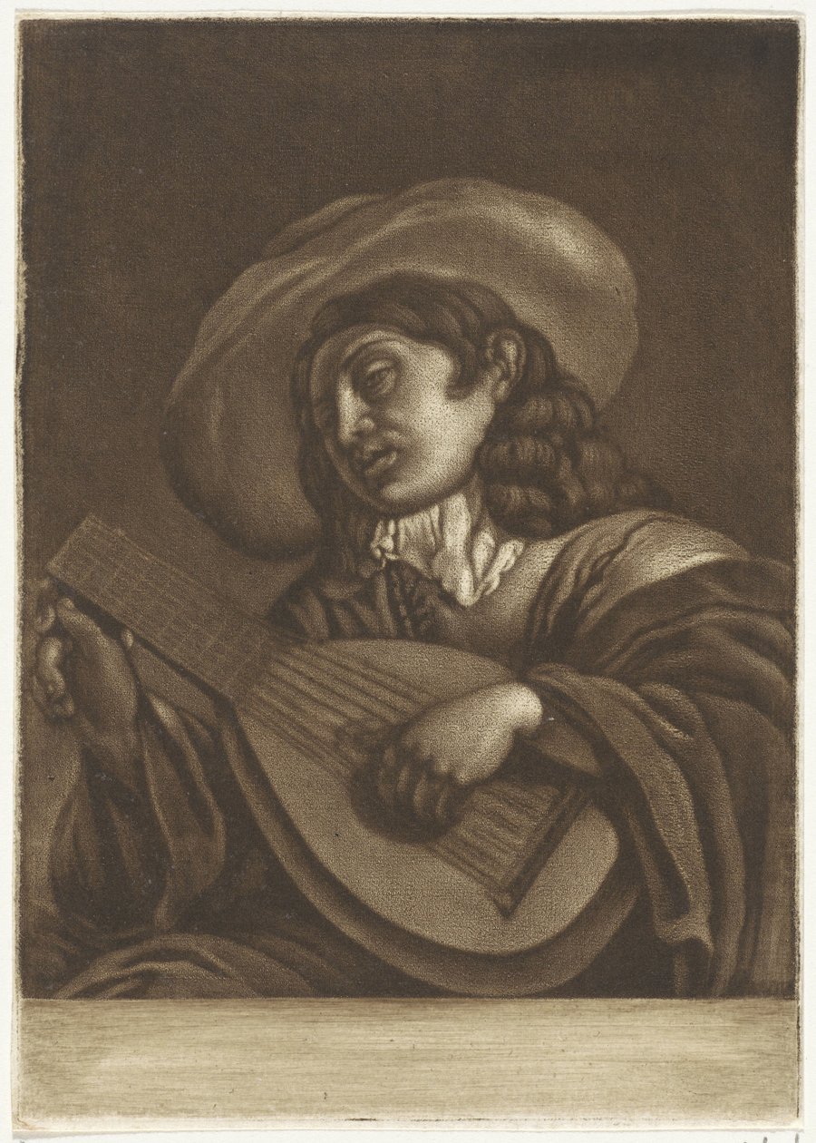 Luitspeler door Pieter Anthony Wakkerdak