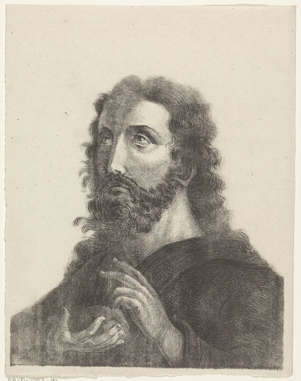 Christus zegent het brood door Pieter Bartholomeusz. Barbiers
