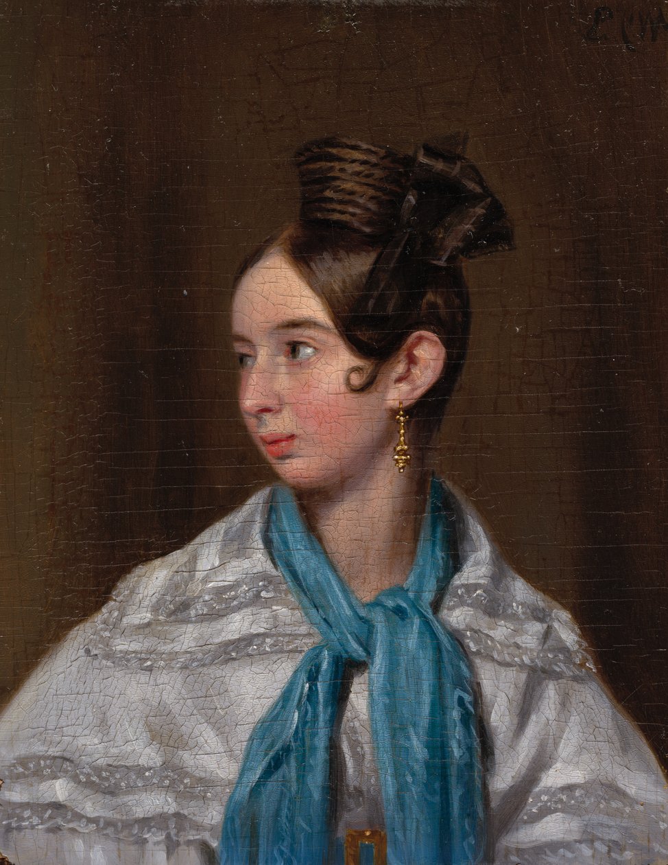 Elisa Pearson Playter, ca. 1837 door Pieter Christoffel Wonder