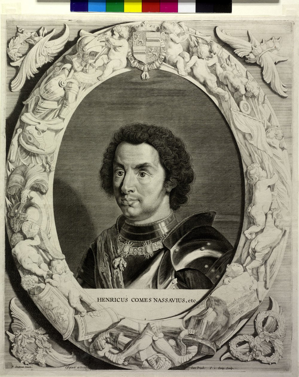 Graaf van Nassau Hendrik III door Pieter Claesz Soutman