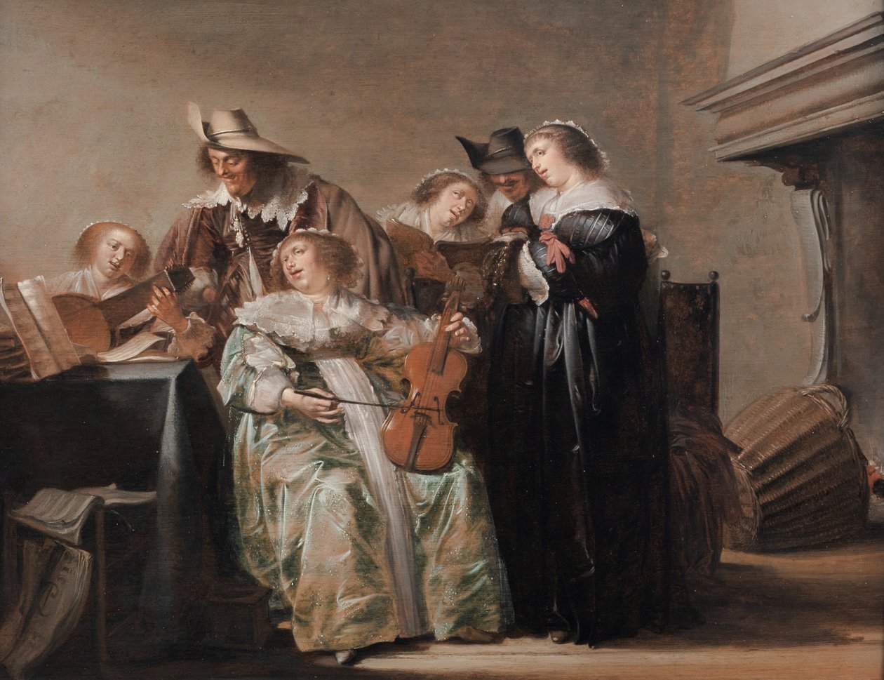 Een Muzikaal Gezelschap door Pieter Codde