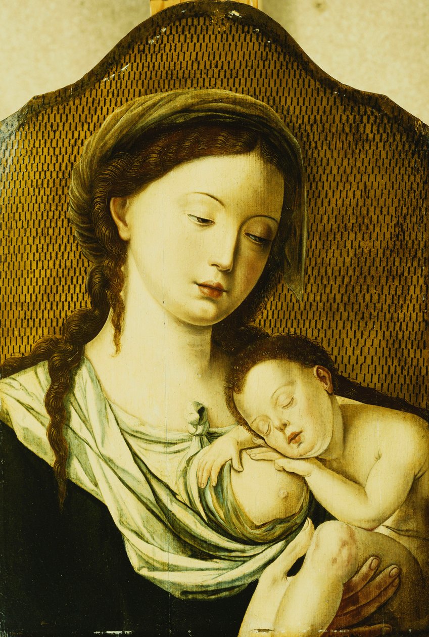 De Madonna en Kind door Pieter Coecke van Aelst
