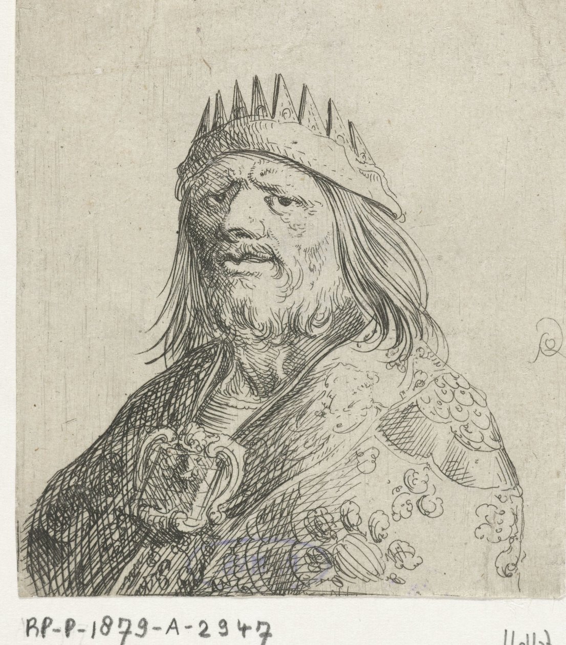 Portretbuste van een koning door Pieter Jansz Quast