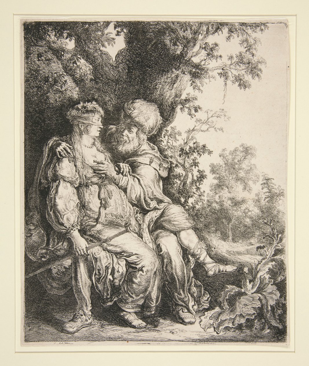 Juda en Tamar door Pieter Lastman