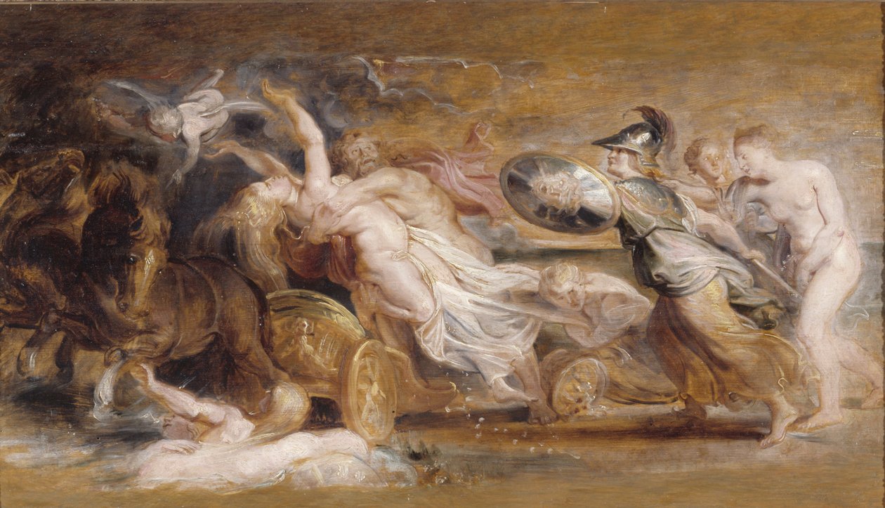 De ontvoering van Proserpina door Peter Paul Rubens