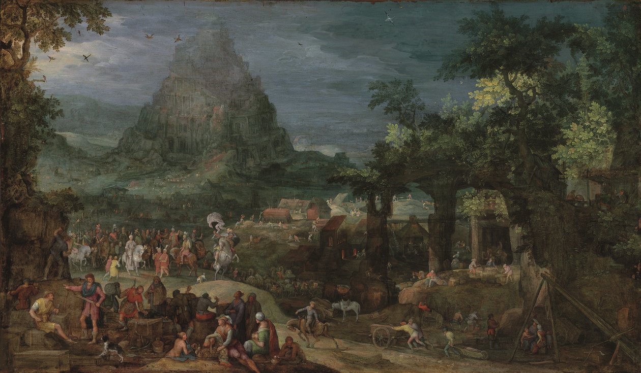 De Toren van Babel door Pieter Schoubroeck