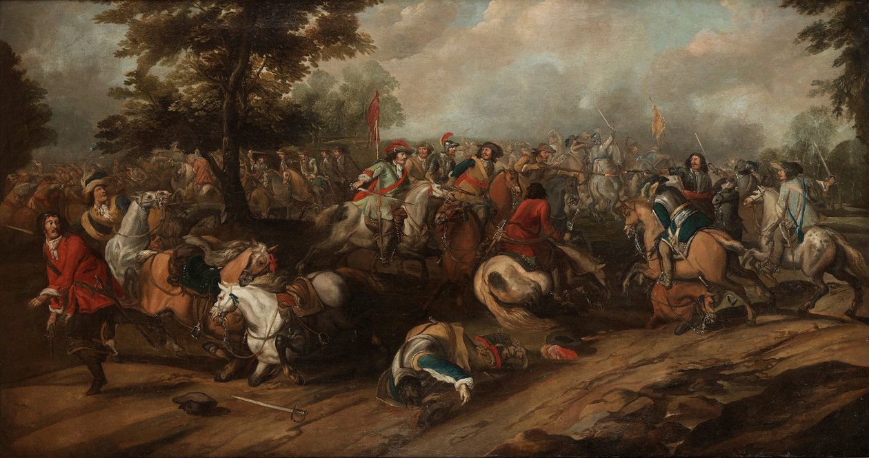 De Slag bij Breitenfeld door Pieter Snayers