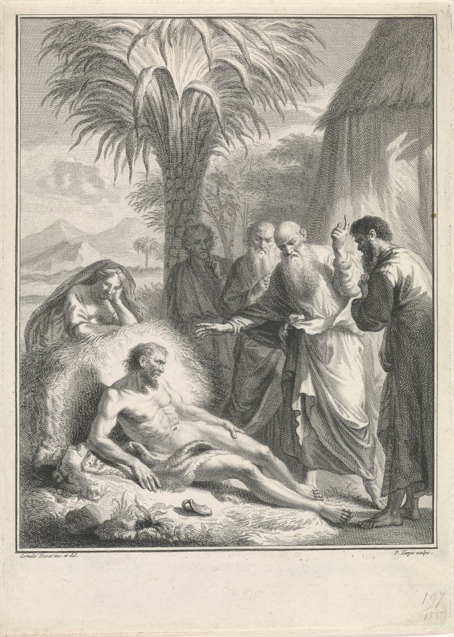 Job op de mesthoop door Pieter Tanjé