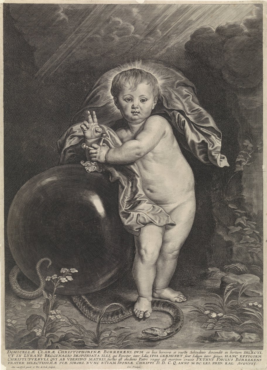 Christuskind met rijksappel door Pieter de Jode (II)