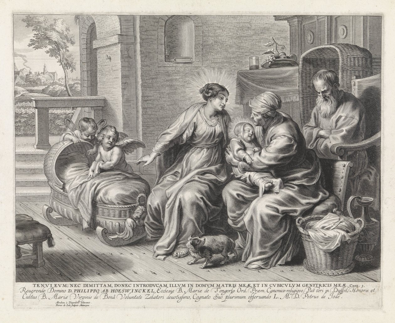 Heilige Familie en Heilige Anna door Pieter de Jode (II)