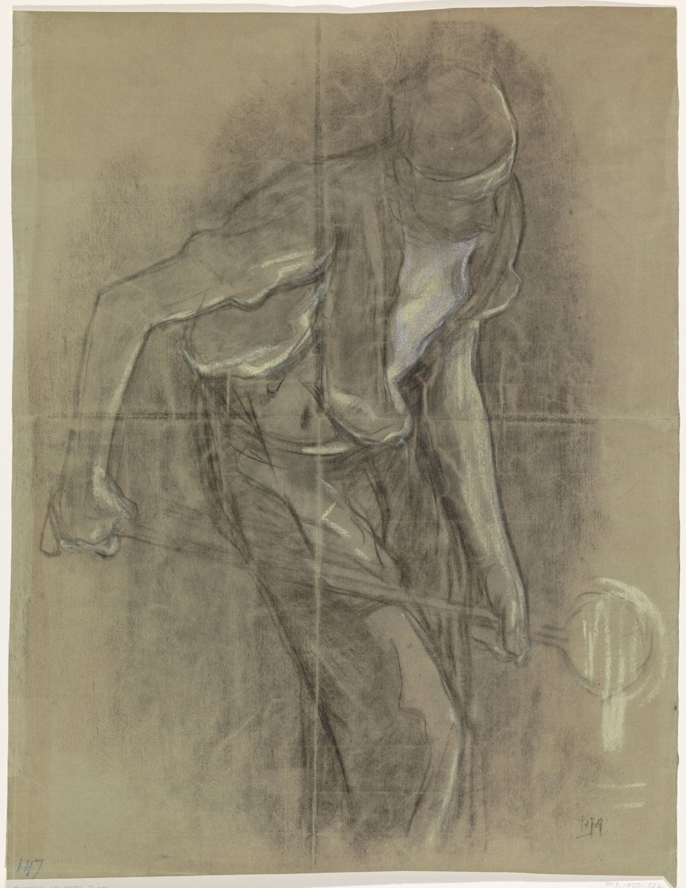Arbeider in staalfabriek door Pieter de Josselin