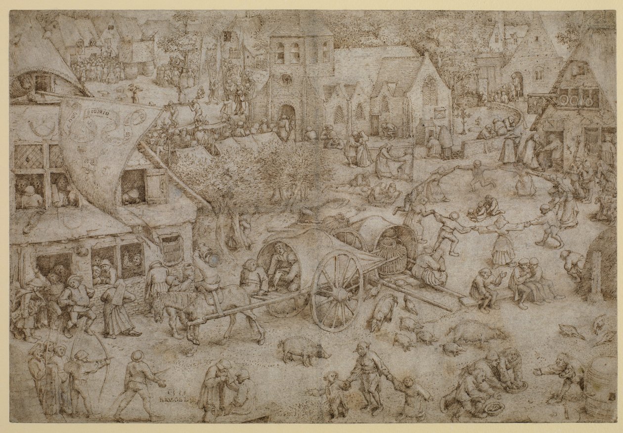 Kermis in Hoboken, 1559 door Pieter Bruegel the Elder