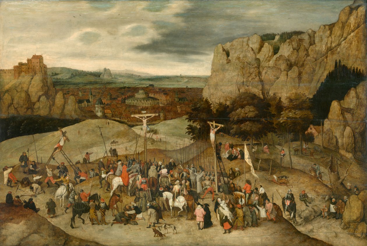 Calvarie door Pieter the Younger Brueghel