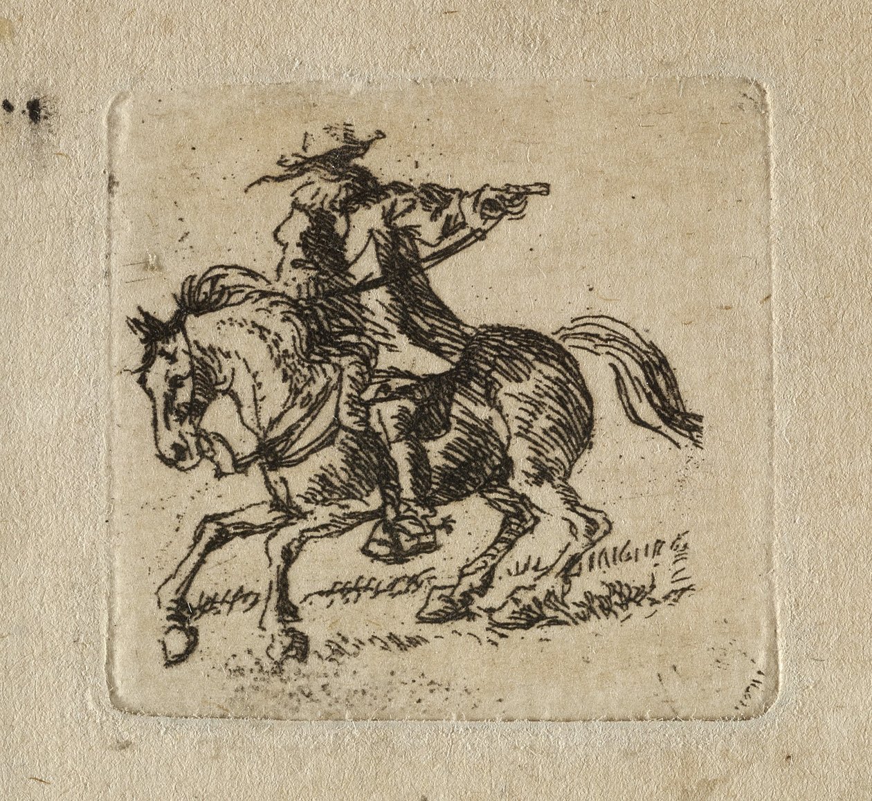 Ruiter door Pieter van Laer