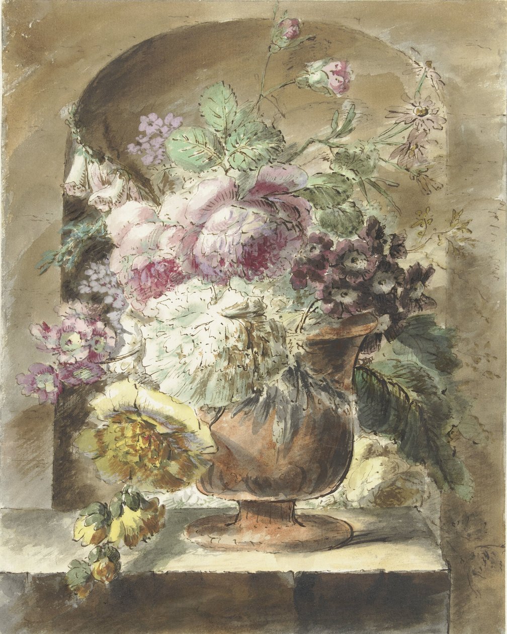 Bloemen door Pieter van Loo