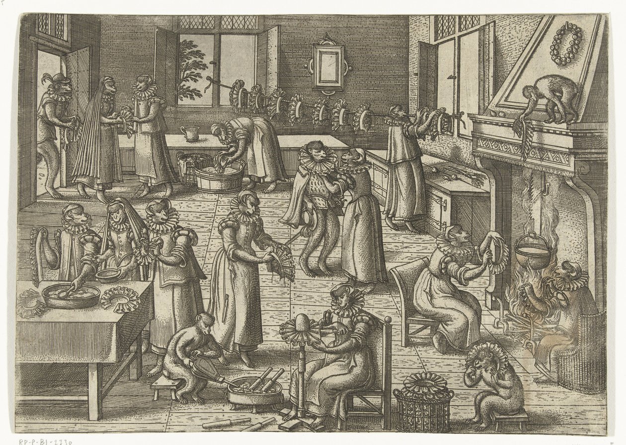 Kragenatelier door Pieter van der Borcht (I)