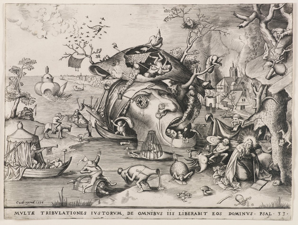 De verleiding van St. Antonius door Pieter van der Heyden
