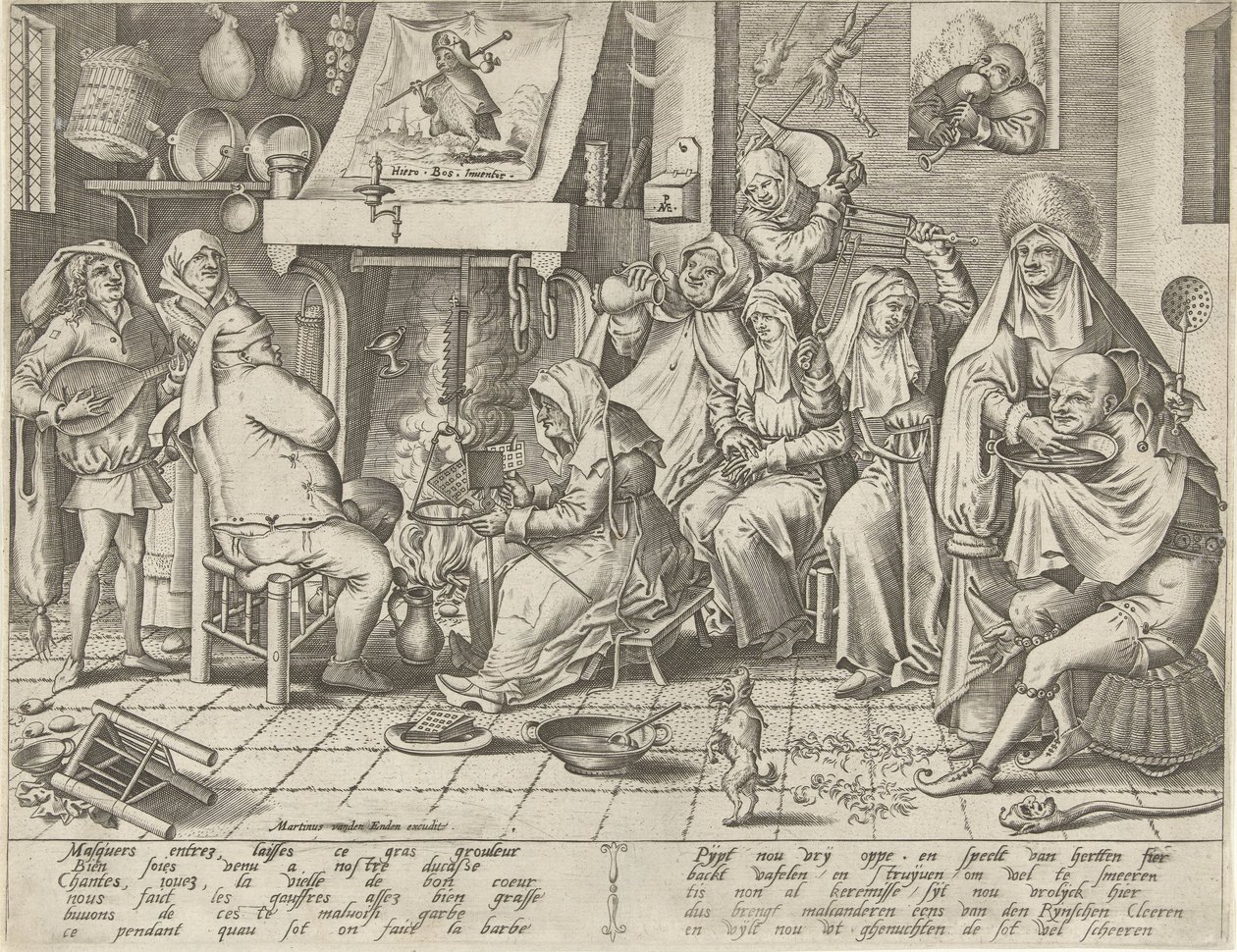 Vastenavond door Pieter van der Heyden