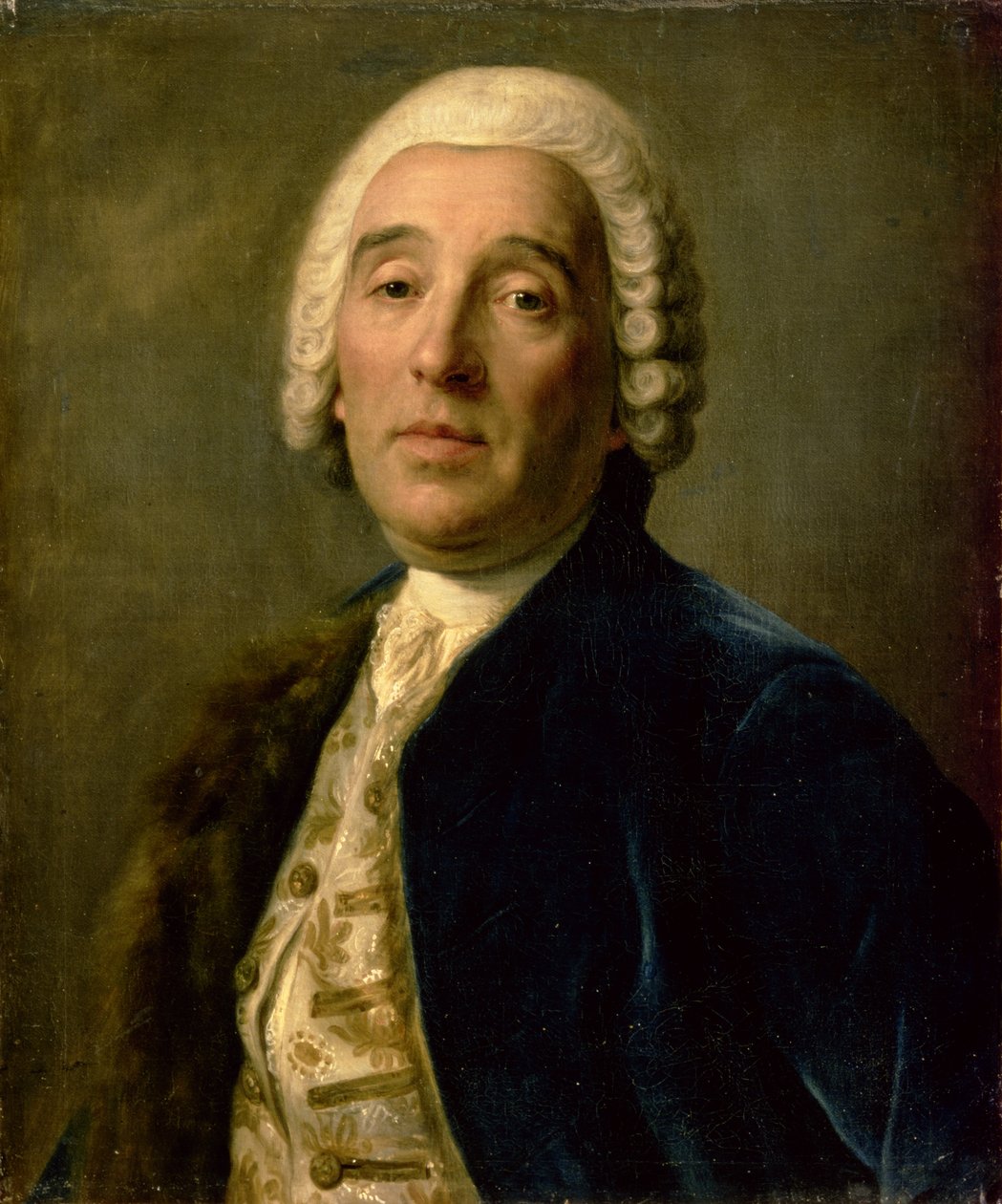 Portret van de architect Bartolomeo Francesco Rastrelli (1700-71) door Pietro Antonio Rotari