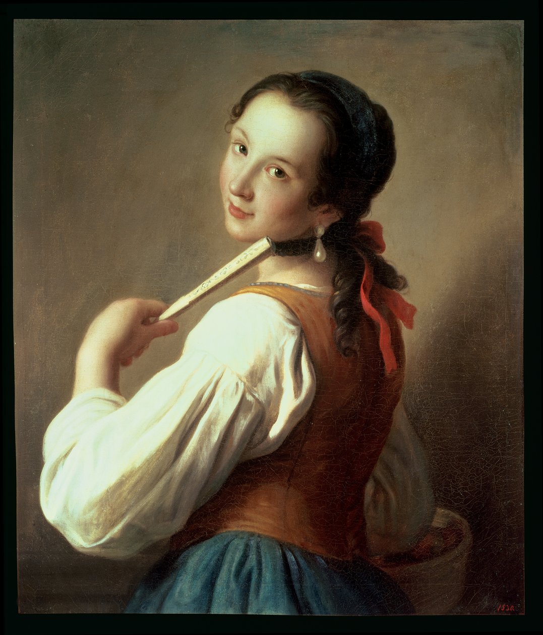 Meisje met de parel door Pietro Antonio Rotari