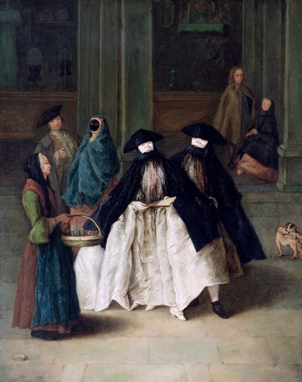 De Parfumverkoper door Pietro Longhi