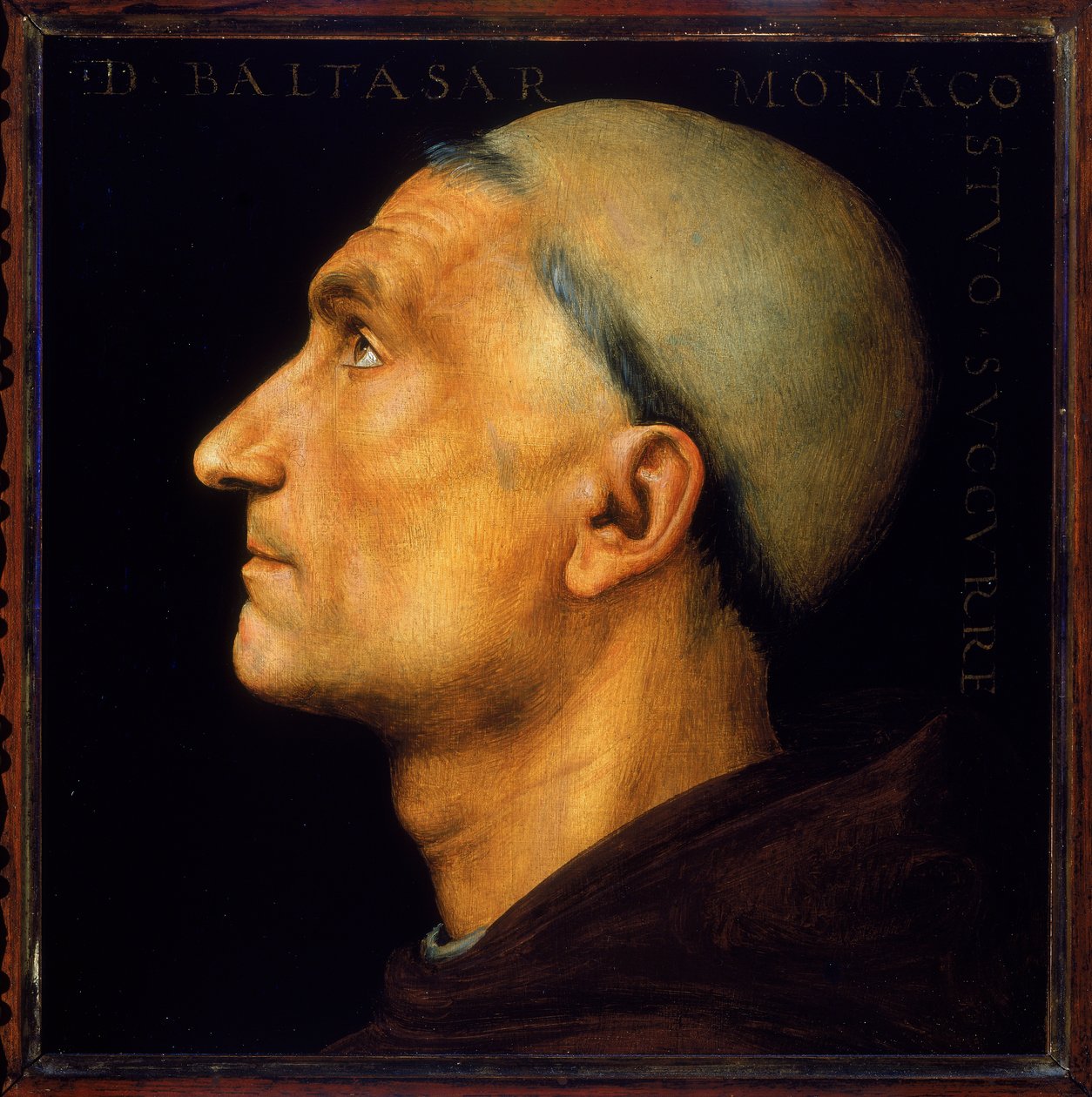 Portret van Baldassare, de Vallombrosano Monnik door Pietro Perugino