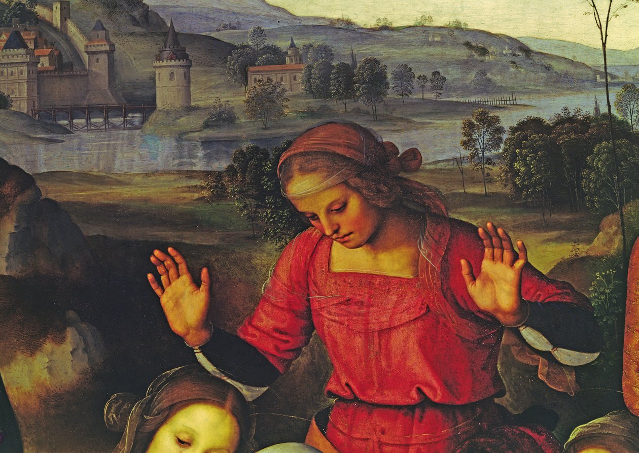 De Bewening van Christus, 1495 door Pietro Perugino
