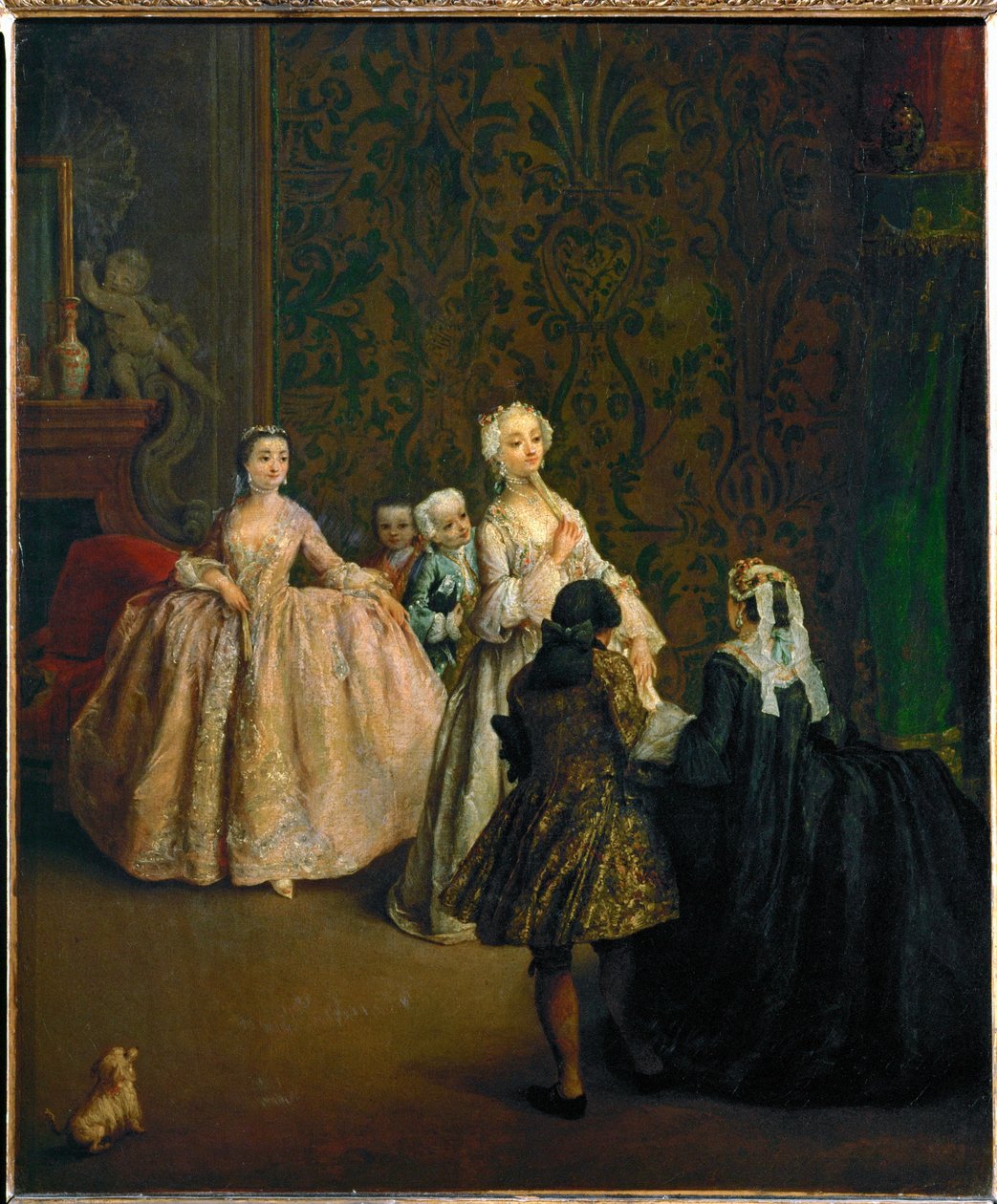 De presentatie ... door Pietro (manner of) Longhi