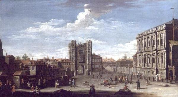 Oud Whitehall en Privétuinen door Pietro Fabris