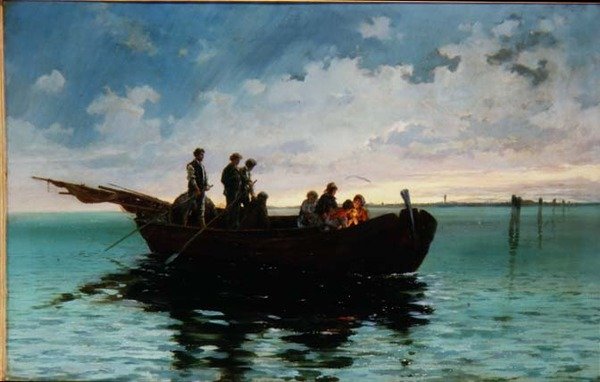 De Nachtelijke Oversteek door Pietro Gabrini
