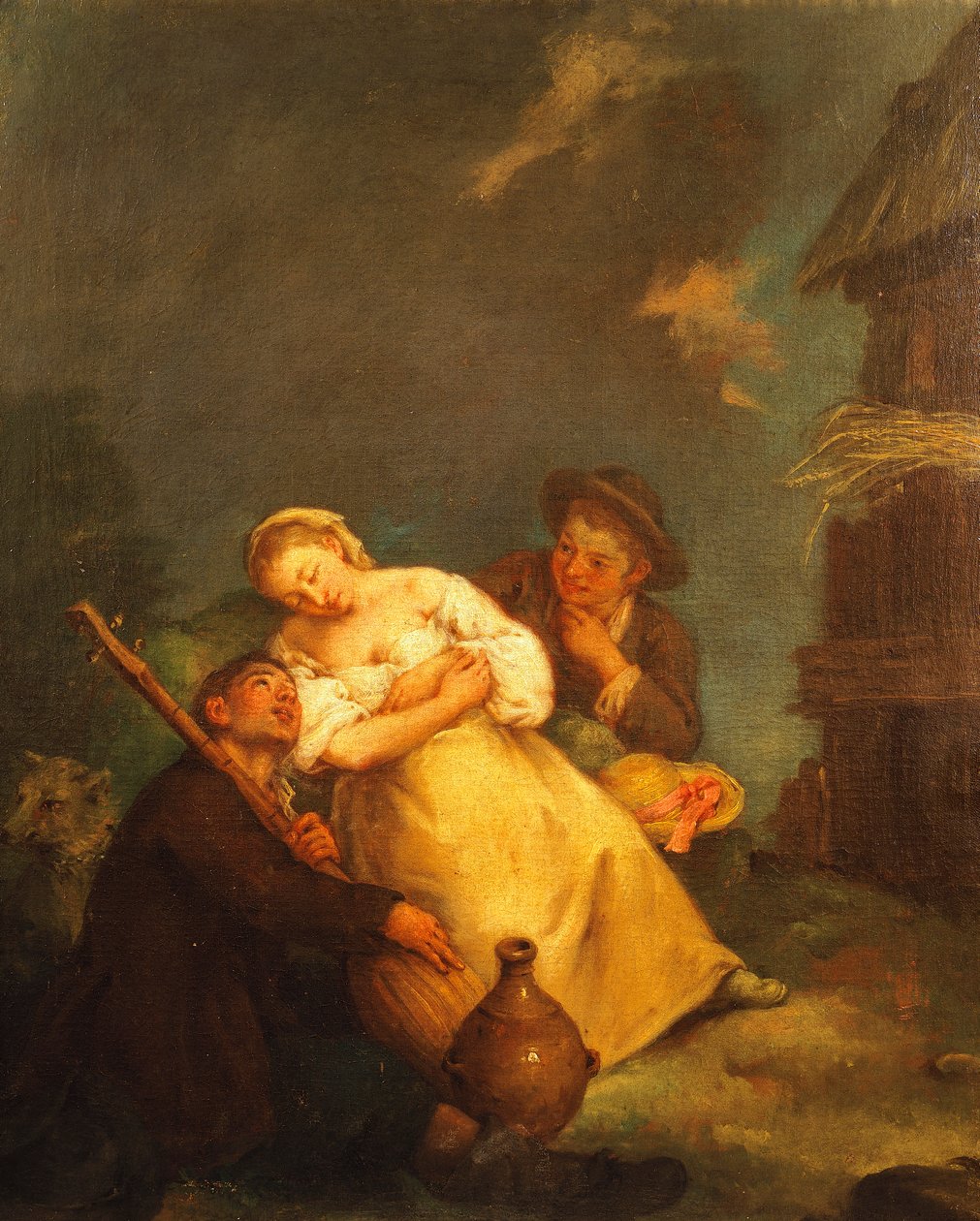 Boerenscène door Pietro Longhi
