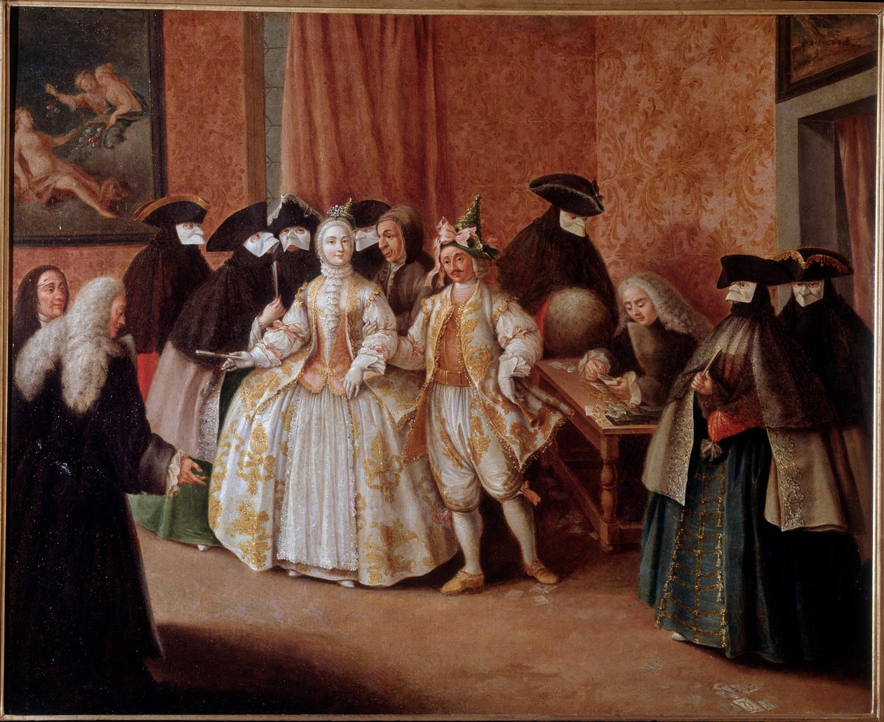 De foyer door Pietro Longhi