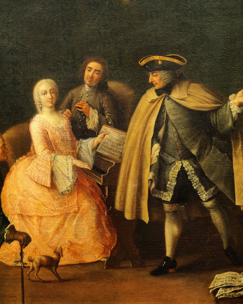 De muziekleraar door Pietro Longhi