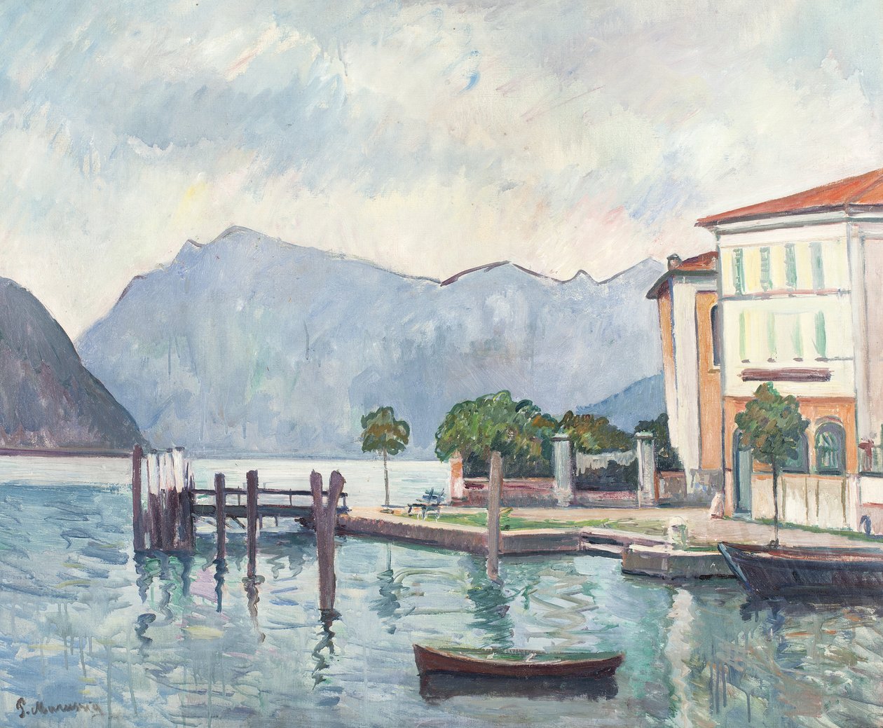 Iseomeer, 1932 door Pietro Marussig