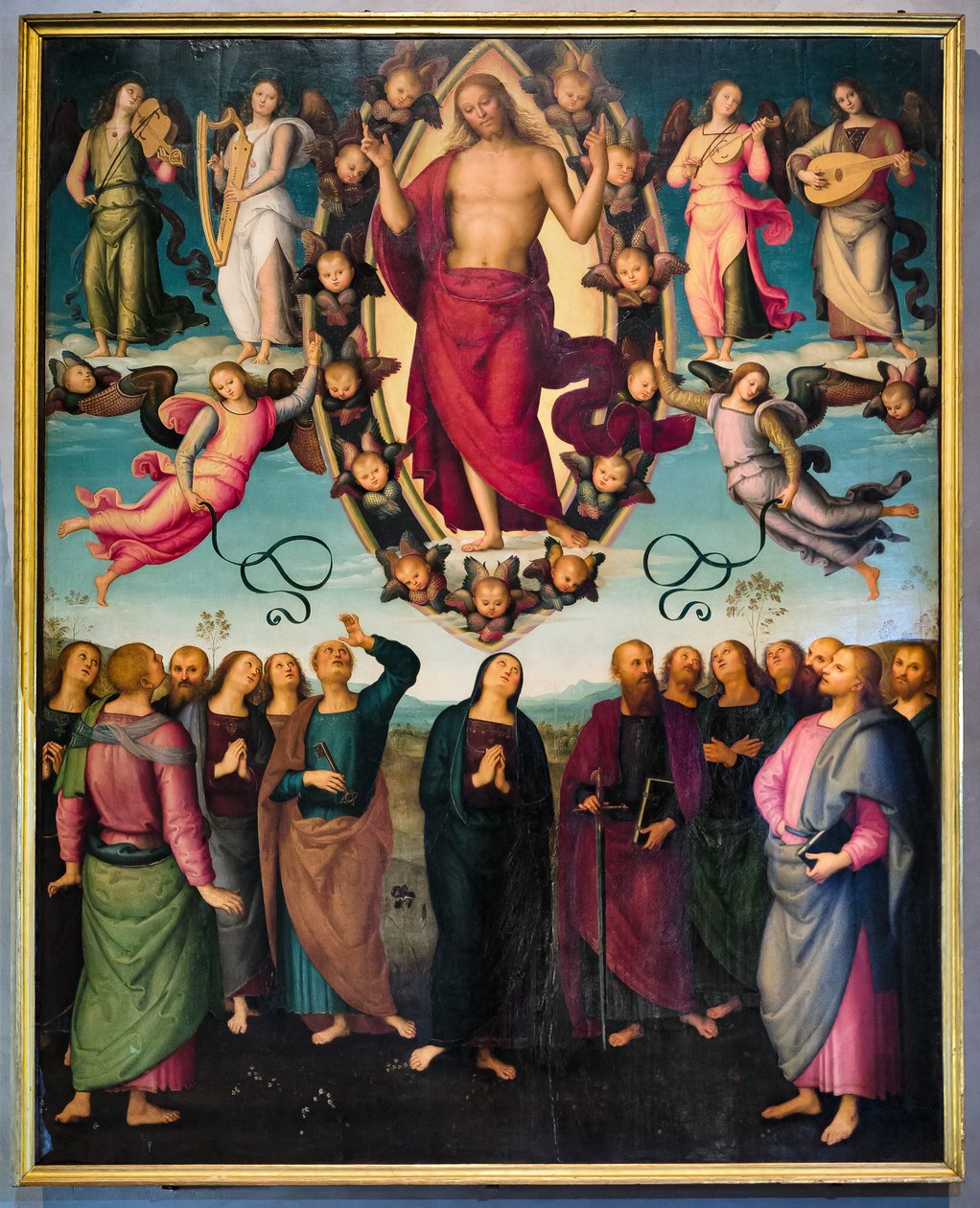 Hemelvaart van Christus door Pietro Perugino