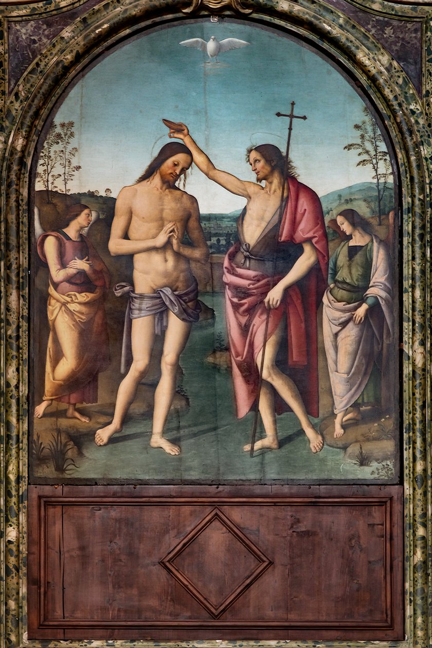 Doop van Christus door Pietro Perugino