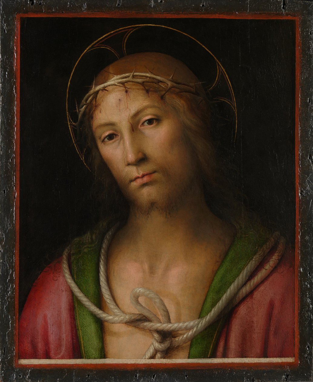 Christus Gekroond met Doornen door Pietro Perugino