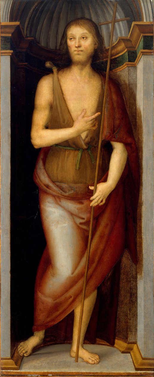 Sint Johannes de Doper, Sint Lucia door Pietro Perugino