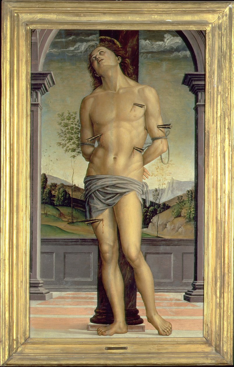 Sint Sebastiaan door Pietro Perugino