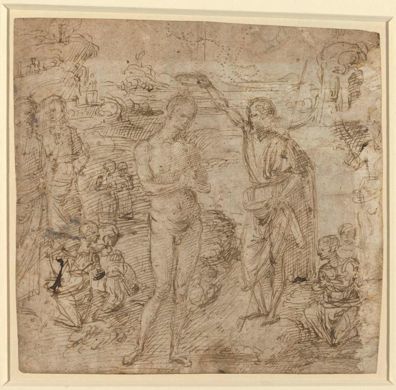 De doop van Christus door Pietro Perugino
