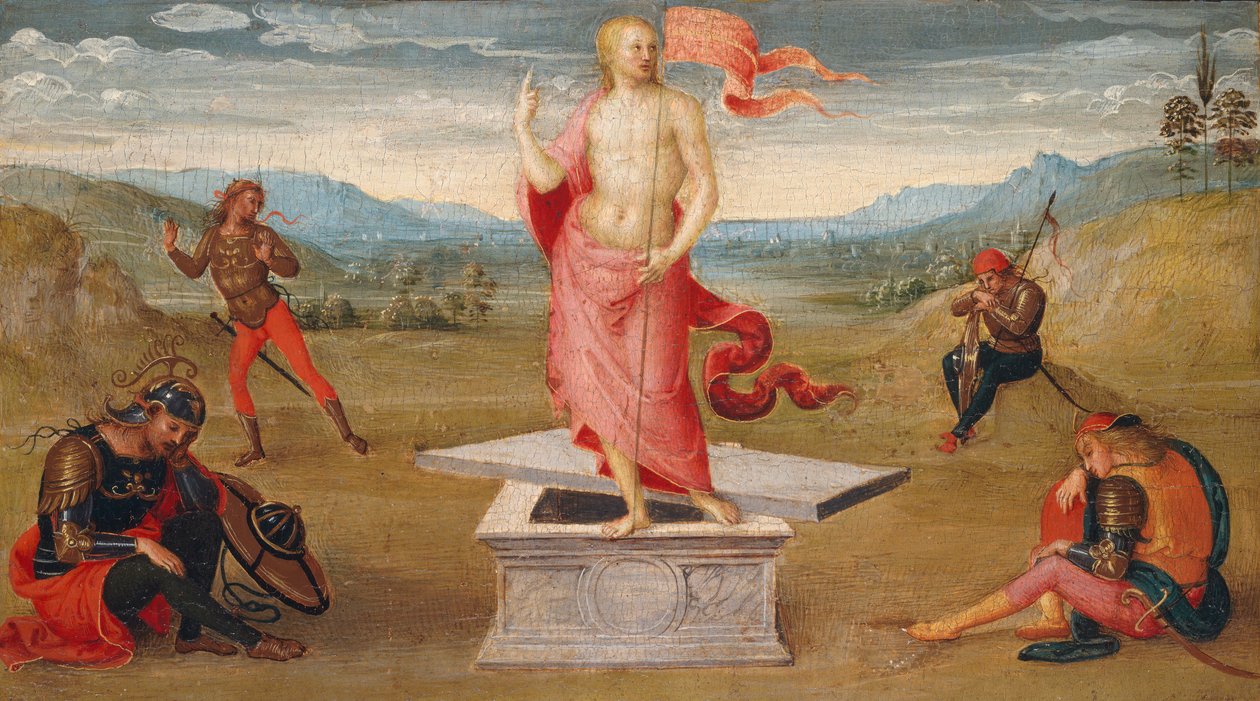 De opstanding door Pietro Perugino