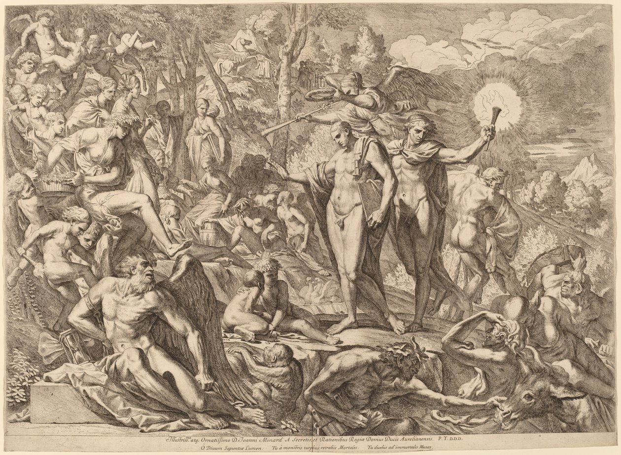 Parnassus door Pietro Testa
