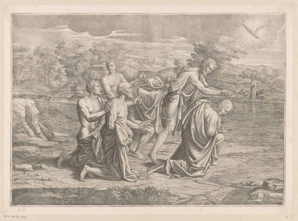Doop van Christus door Pietro del Po
