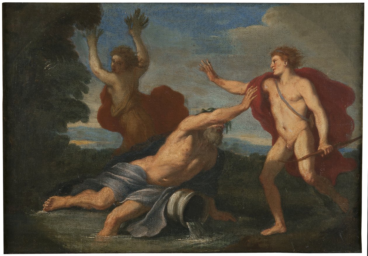 Apollo en Daphne, ca. 1740 door Placido Costanzi