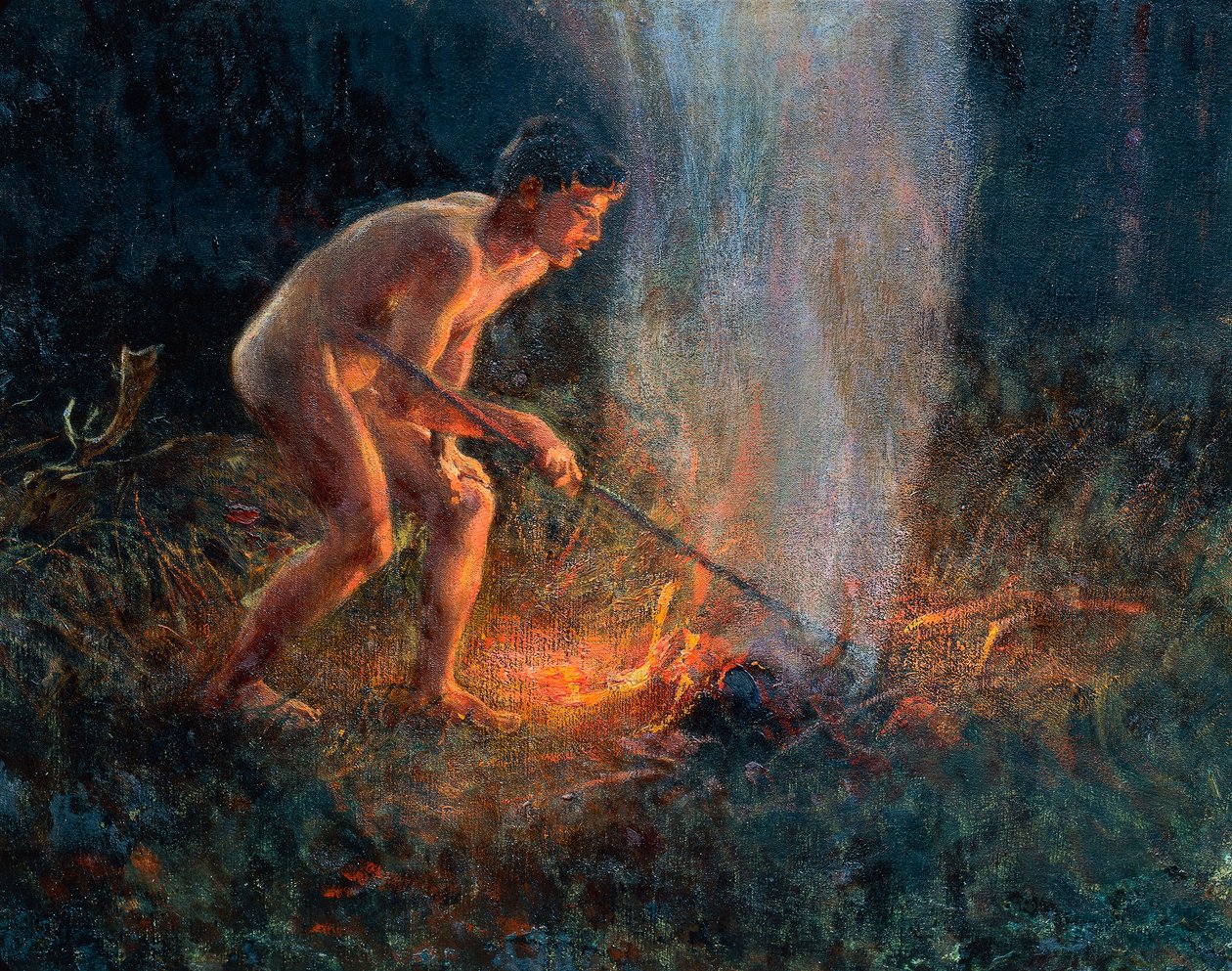 Rookkolom door Plinio Nomellini
