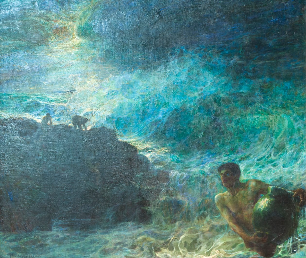 De schatten van de zee door Plinio Nomellini