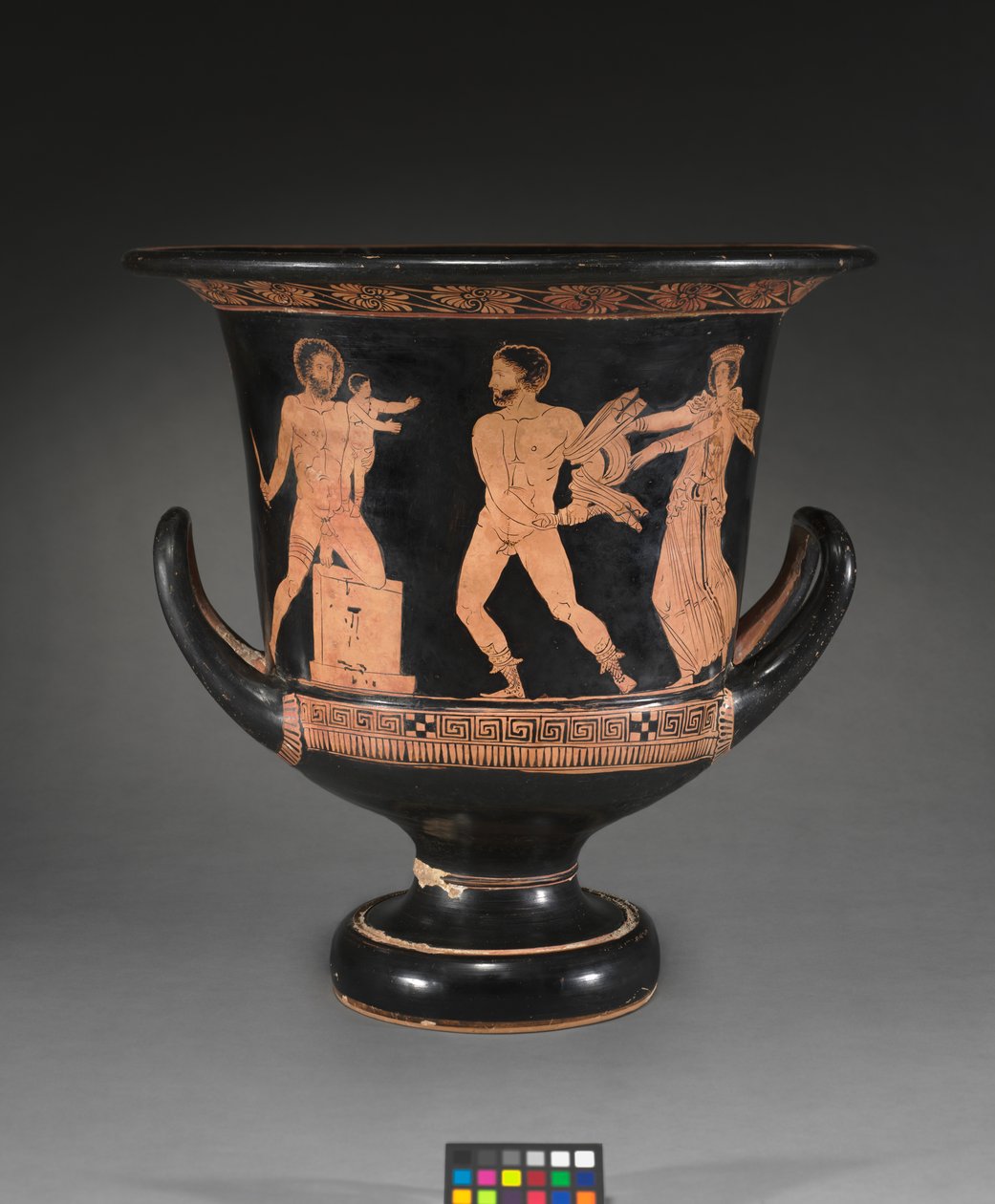 Lucaanse Calyx-Krater, circa 400 v.Chr. door Policoro Painter